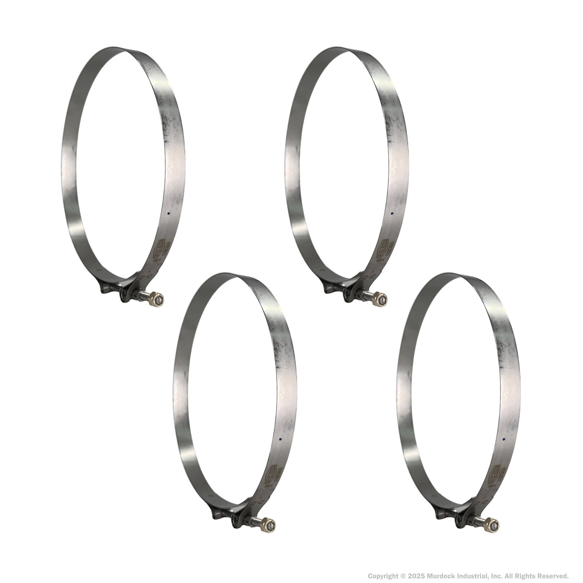 STBC900 by Dixon Valve | Style STBC | T-Bolt Clamp | 3/4" Band Width | Hose OD Range: from 8.75" to 9.06" | 300 Stainless Steel Band & Bolt