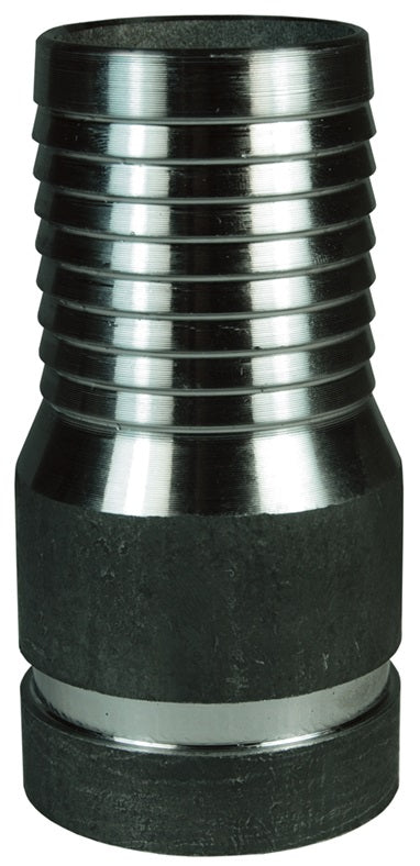 STV25 by Dixon Valve | King Combination Nipple | Grooved End | 2" Grooved End x 2" Hose ID | Unplated Steel