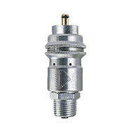SV5305CA by ZSi-Foster | Quick Disconnect Coaxial Coupler | 1/2" ID | Safety Coupler | Male Thread | Steel