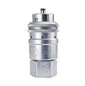 SV6406CA by ZSi-Foster | Quick Disconnect | Coaxial Coupler | 3/4" ID | Safety Coupler | Female Hose Thread | Steel