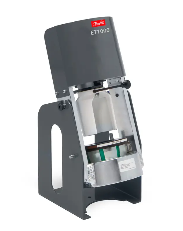 ET1000-001 by Danfoss | Bench Mount Crimp Machine - No Tooling | Blue/Black | Carbon Steel