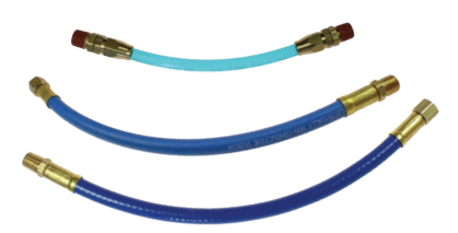 RP0618S by Coilhose | Pigtail Assembly | 3/8" Hose ID | 3/8" Male NPT Swivel x 3/8" Female NPT Rigid | Blue | Neoprene | 18" Length