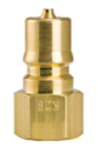 DS2F2-B Breco by Foster | DS Series | Two Way Shut-Off | Quick Disconnect | 1/4" Plug x 1/4" Female NPTF Thread | Brass