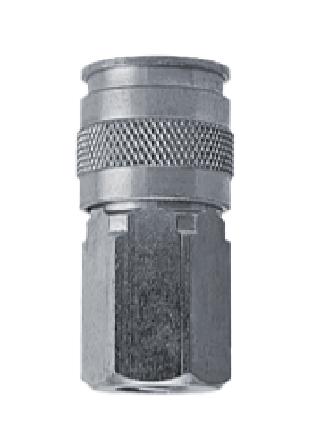 DW340A Breco by Foster | U Series | Quick Disconnect | 1/4" Universal Coupler x 1/4" Female NPT Thread | Straight | Steel