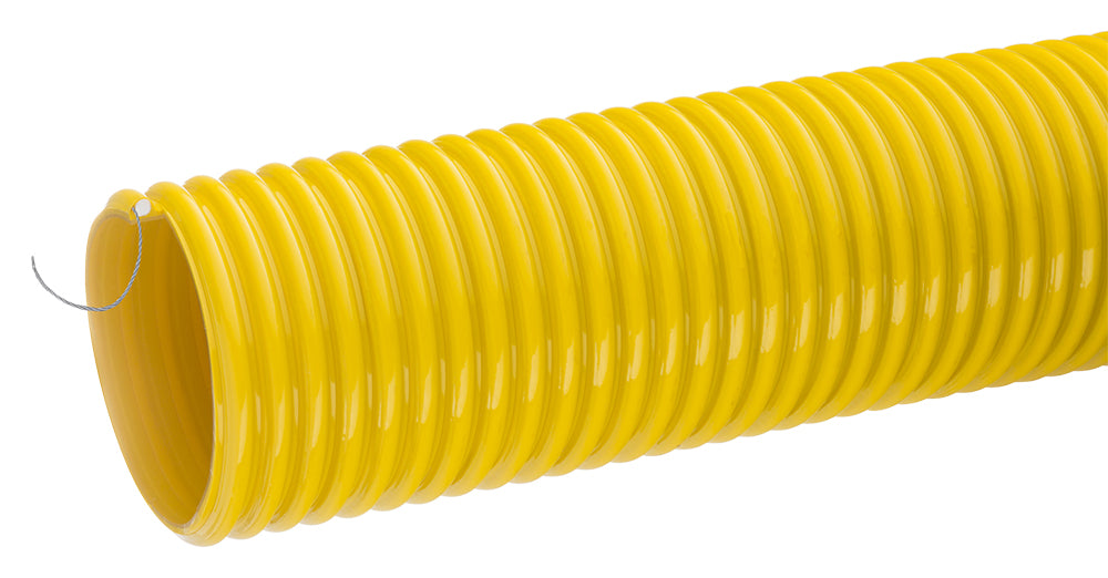 AMPH-SLR600X100 Tigerflex® Amphibian™ SOLARGUARD™ by Kuriyama | AMPH-SLR™ Series | Heavy Duty Wet or Dry Material Handling Hose with High UV Resistance | PVC & Polyurethane | 6" ID | 7.00" OD | 100ft Length