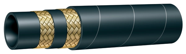 T631AA075X50 Alfagomma by Kuriyama | T631AA Series | Hot Tar & Asphalt Applicator Delivery Hose | 3/4" ID | 1.26" OD | 300 PSI | Black | 50ft Length