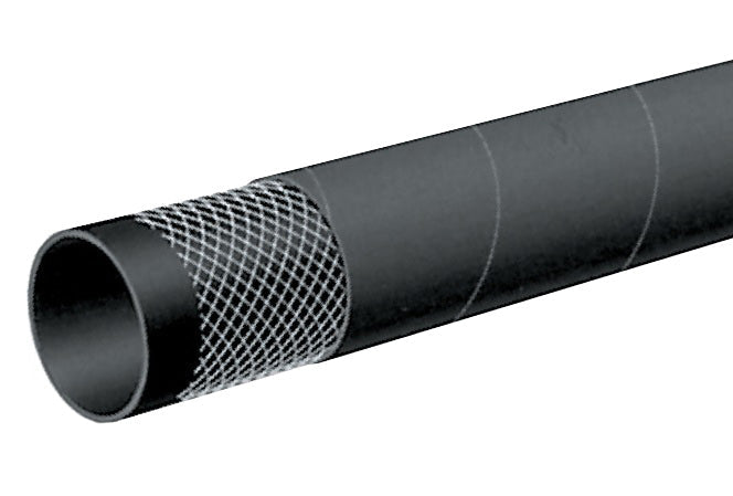 T253AA600X50 Alfagomma by Kuriyama | T253AA Series | Layflat Water Discharge Hose | 6" ID | 6.38" OD | 150 PSI | EPDM | Black | 50ft