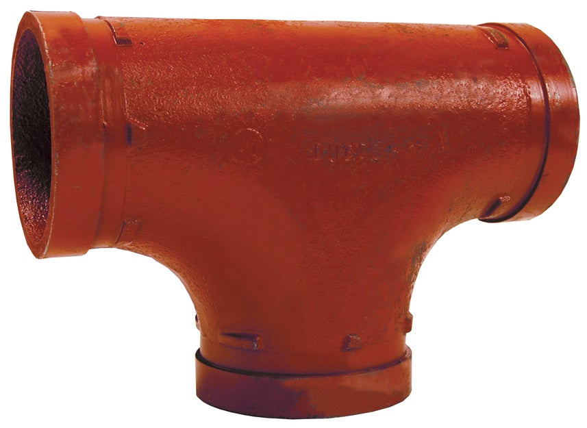 T6025 by Dixon Valve | Series-T | Grooved End Fitting | Tee | 2-1/2" Grooved Ends | Ductile Iron