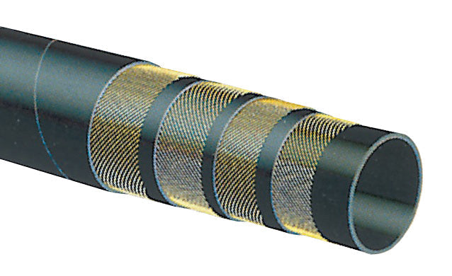 T740AA300X100 Alfagomma by Kuriyama | Conqueror™ T740AA Series | High Performance Steel Reinforced Concrete Pumping Hose | 3" ID | 3.94" OD | 1275 PSI | Black | 100ft Length