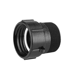 TA283 by Banjo | IBC Tank Accessories | 2" Buttress x 2" Male NPT Threads with Santoprene Gasket | 300 PSI | Polypropylene | Pack of 10