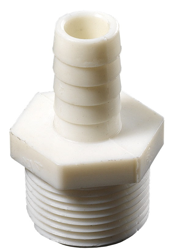 TCM75 by Dixon Valve | Tuff-Lite® | Short Shank Fitting | 3/4" Male GHT x 5/8" Hose ID | Nylon