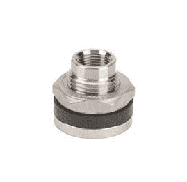 TF050SS by Banjo | IBC Tank Accessories | 1/2" Bulkhead Tank Fitting | Hole Size: 1-3/8" | 300 PSI | 316 Stainless Steel