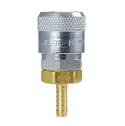 TF4704 by ZSi-Foster | Quick Disconnect | TF4 Series | 3/8" Automatic Socket | 5/16" ID | Hose Stem | Brass/Steel