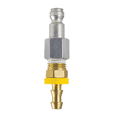 TF51 by ZSi-Foster | Quick Disconnect | TF Series | 1/4" Plug | 1/8" ID | Push-On Hose Stem | Steel