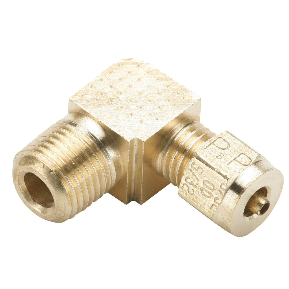 269TF-2-2 by Parker | Transmission Fitting | 1/8" Tube Size x 1/8" Male Pipe Thread | 90° Elbow | Brass | Pack of 25