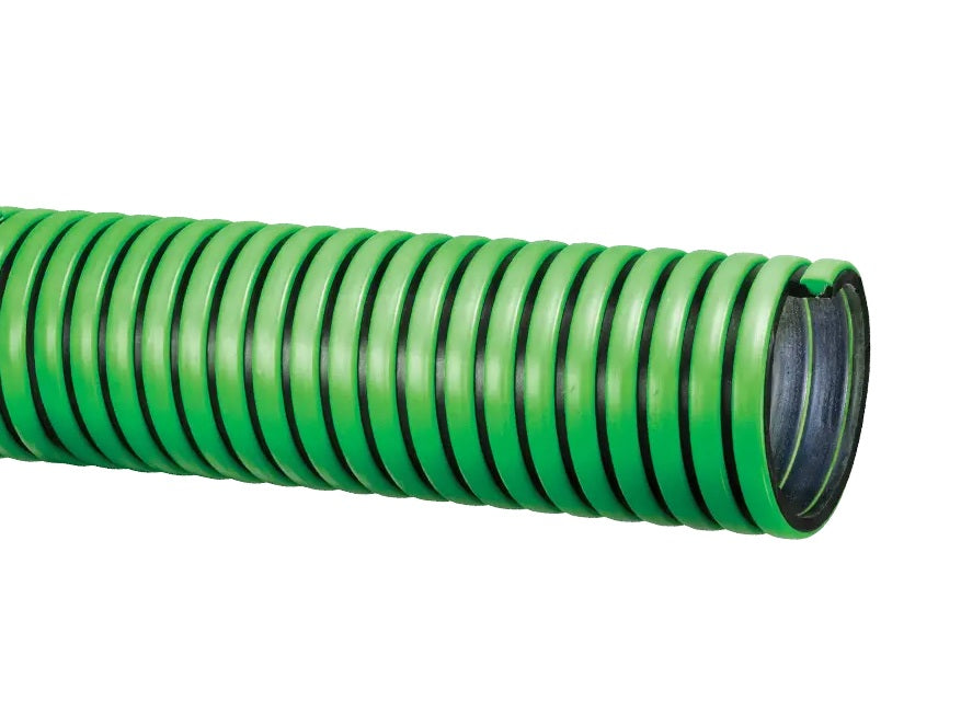 TG600X100 Tigerflex® by Kuriyama | TG™ Series | Tiger™ Green Liquid Suction Hose | EPDM | 6" ID | 6.85" OD | 100ft Length