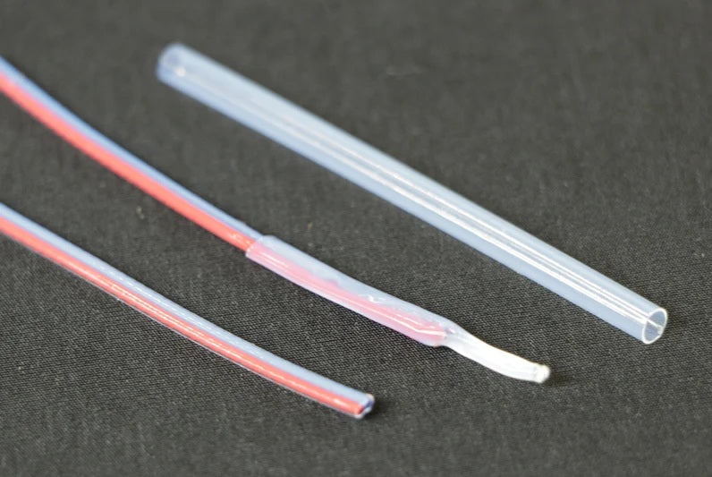 THFE4-580020 by Saint Gobain | FEP 1.3X Heat Shrink Tubing | 0.448" ID Recovered x 0.580" ID Expanded x .020" Wall | 8' Package Length