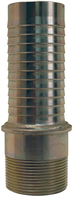 TML20 by Dixon Valve | Holedall® External Swage Stem | Long | Tubular Type | 1-1/4" Male NPT x 1-1/4" Hose ID | Carbon Steel