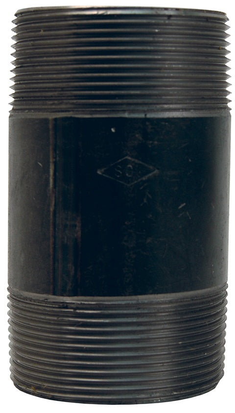 TN038X2 by Dixon Valve | Pipe Nipple | 3/8" Male NPT x 3/8" Male NPT | 2" Overall Length | Carbon Steel