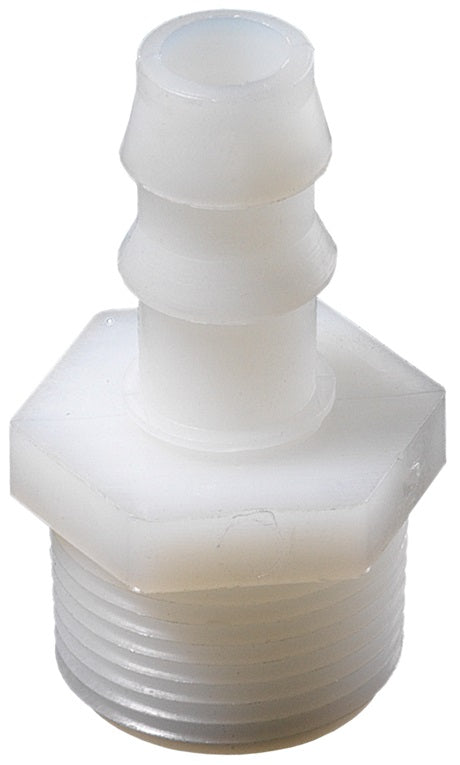 TPN21 by Dixon Valve | Tuff-Lite® | Insert | 1/4" Push-On Hose Shank x 1/8" Male NPT | Nylon | Pack of 50