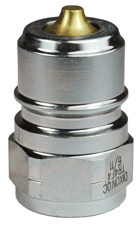 TR3F3 by Dixon Valve | Hydraulic Quick Disconnect Coupling | TR-Series | 3/8" Female NPTF x 3/8" European Interchange | Plug | Steel