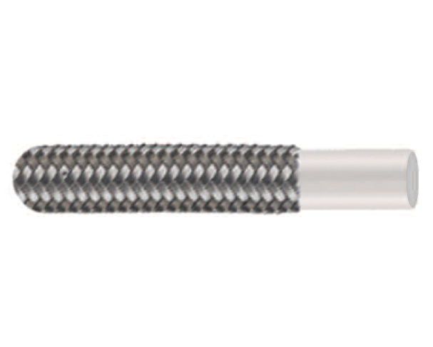 1/4" TR14 by Couplamatic | PTFE Hydraulic Hose | One Stainless Braid | 1/4" ID | 50ft Bulk Length
