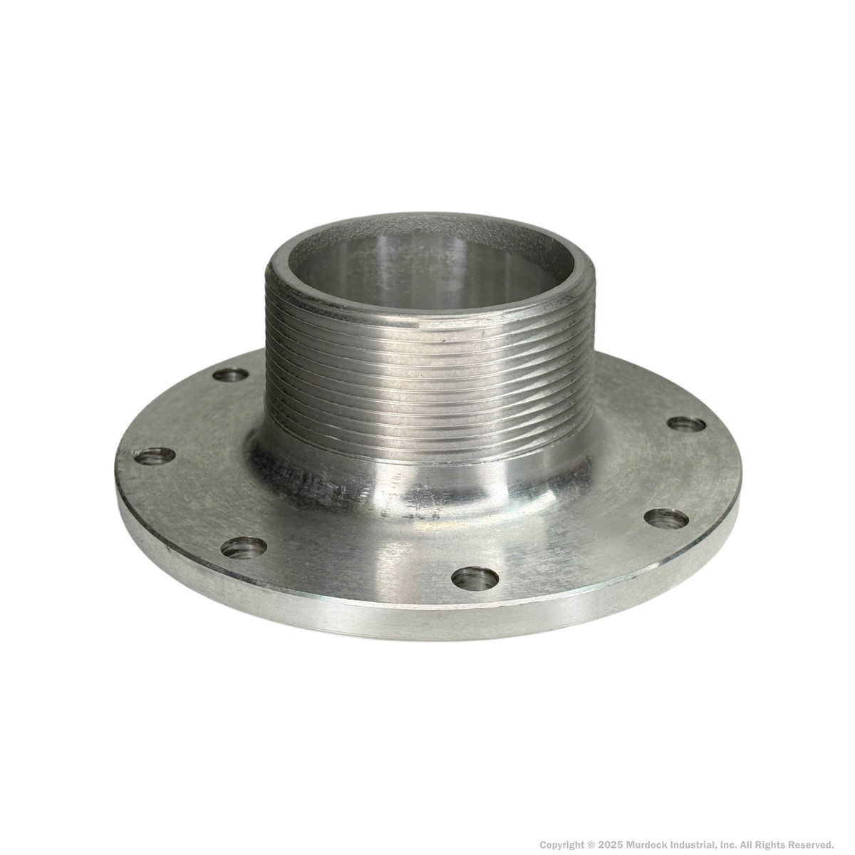 TTF4AL-3MT by Dixon Valve | TTMA Series | Flange Adapter | 4" TTMA Flange x 3" Male NPT | 2-1/2" Overall Length | Aluminum