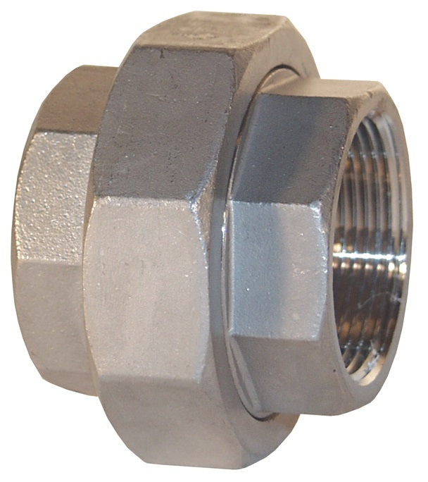 TUN200SS by Dixon Valve | Union Adapter | 2" Female NPT x 2" Female NPT | 150# 316 Stainless Steel