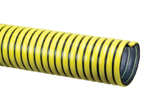 TY400X100 Tigerflex by Kuriyama | TY Series | Tiger Suction Hose | Yellow | 4" ID | EPDM | 100ft Length