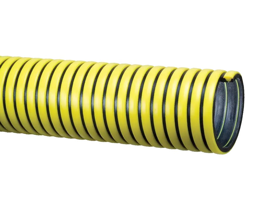 TY400X100 Tigerflex® by Kuriyama | TY™ Series | Tiger™ Yellow Liquid Suction Hose | EPDM | 4" ID | 4.70" OD | 100ft Length