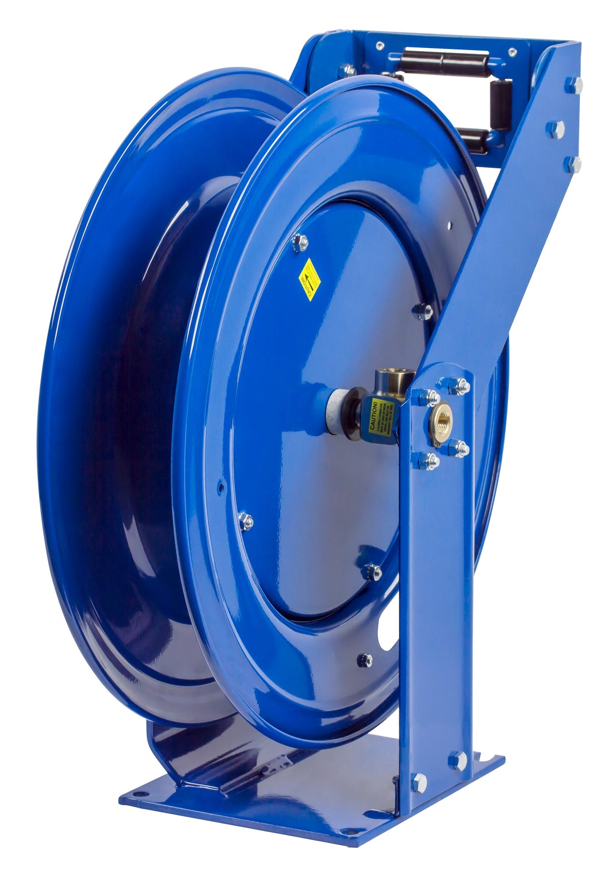 TSHL-N-3125 by Coxreels | T Series | 300 PSI Spring Driven Hose Reel for Air, Water & Oil | 3/8" Hose ID, 3/8" FNPT Inlet | Steel | 125ft Capacity, Hose Not Included
