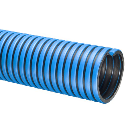 TBLU400X100 Tigerflex by Kuriyama | TBLU Series | Tiger Suction Hose | Blue | 4" ID | EPDM | 100ft Length