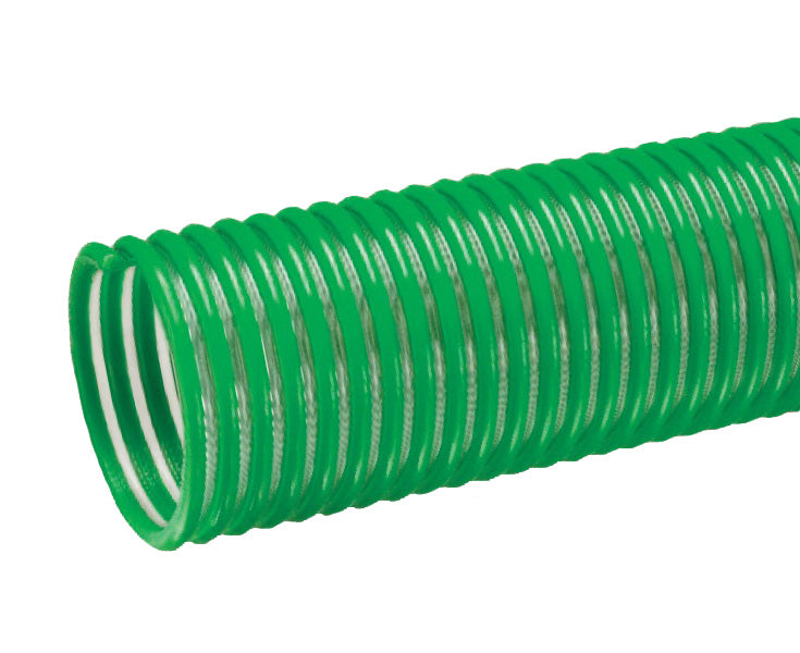 MULCH-LT400X100 Tigerflex by Kuriyama | MULCH-LT Series | Heavy Duty Low Temperature Material Handling Hose | 4" ID | PVC | 100ft Length