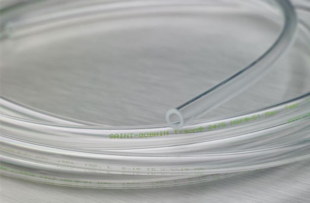 ACG00003 Tygon® by Saint Gobain | Formulation 2475 | High Purity Tubing | 1/16" ID x 3/16" O.D x 1/16" Wall | 50' Package Length
