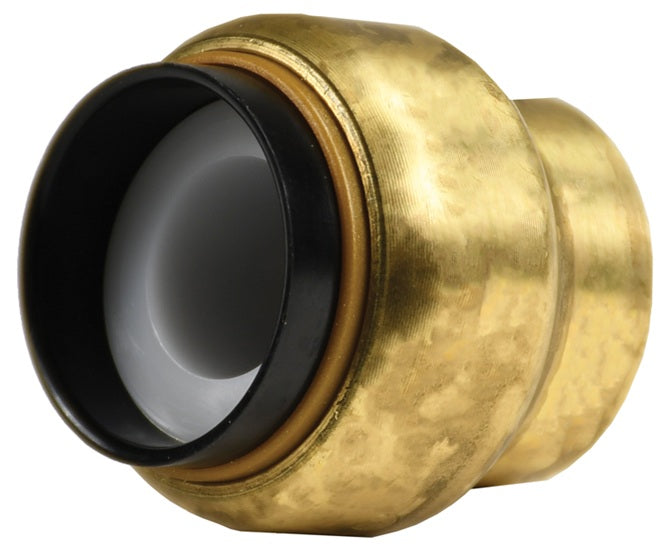 U518 by Dixon Valve | Tectite™ by Apollo® | Push to Connect Fitting | End Stop | 3/4" Tube Size | Forged Brass