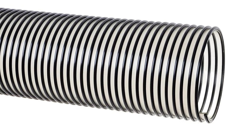 UV2-300X60 Tigerflex® Urevac™ 2 by Kuriyama | UV2™ Series | Medium-Duty Ducting/Material Handling Hose | PVC & Polyurethane (TPU) | 3" ID | 3.54" OD | 60ft Length