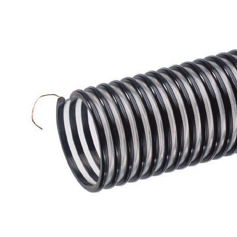 UV3-800X50 Tigerflex by Kuriyama | UV3 Series | Urevac Heavy Duty Material Handling Hose With Grounding Wire | 8" ID | Polyurethane | 50ft Length