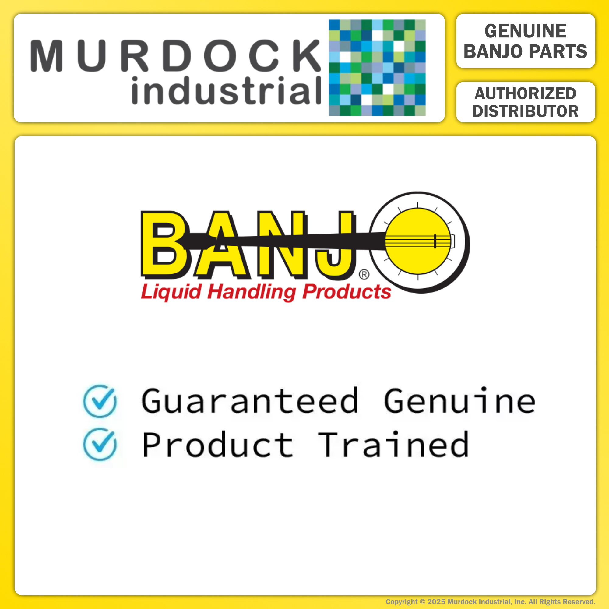 V075 by Banjo | 4 Bolt Ball Valve | Full Port | 3/4" Female NPT x 3/4" Female NPT | Opening Thru Ball: 3/4" | 300 PSI | Polypropylene