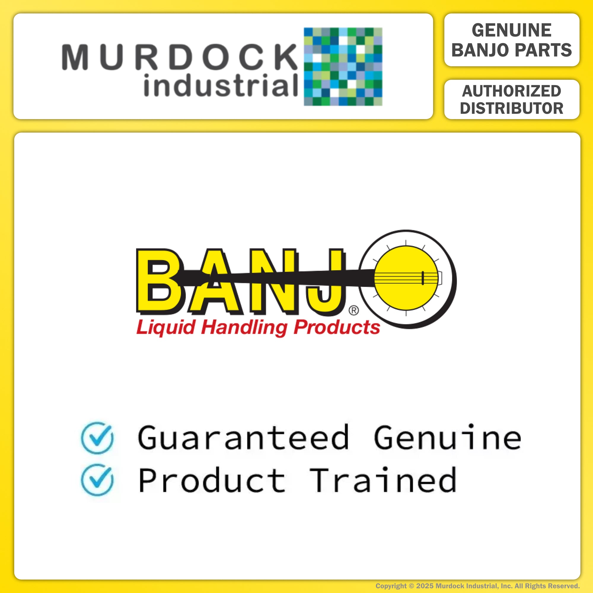 V10153A by Banjo | Replacement Part for Bolted Ball Valves | 1/2" To 1-1/4" Handle