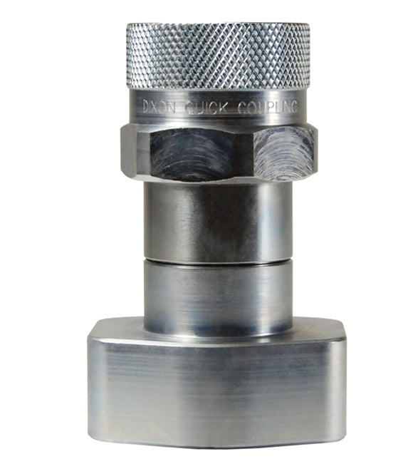 6VEPFP6 by Dixon Valve | Hydraulic Quick Disconnect Coupling | VEP-Series | 3/4" Code 62 Flange Pad x 3/4" Body Size | Socket | Nitrile Seal | Steel