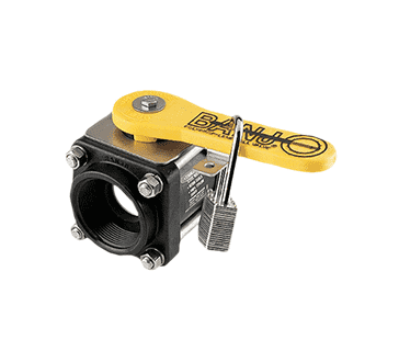 VL20153 by Banjo | Locking Device | Bolted Ball Valves | 2" (For use on Valves: V125FP, V150 & V200) | Polypropylene