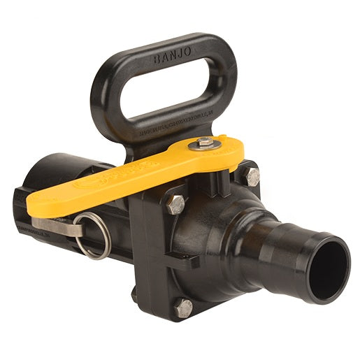 VSBHB205FP by Banjo | EASY-FILL™ | Bolted Valve | 2" Full Port | with Carry Handle | Polypropylene