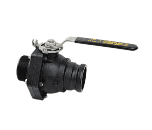 VSFMT300HSFP by Banjo | 3" Full Port Ball Valve "Stubby Valve" | 3" FP Male Adapter x 3" Male NPT | 3" Opening Thru Ball | 100 PSI (Box of 6 with Stainless Steel ball, Stem & Handle | Polypropylene | Pack of 6