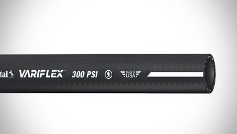 20025430 VariFlex™ by ContiTech | 300 Air / Multipurpose Hose | Continental | 0.375" (3/8") ID | 300 PSI | Black | 500ft