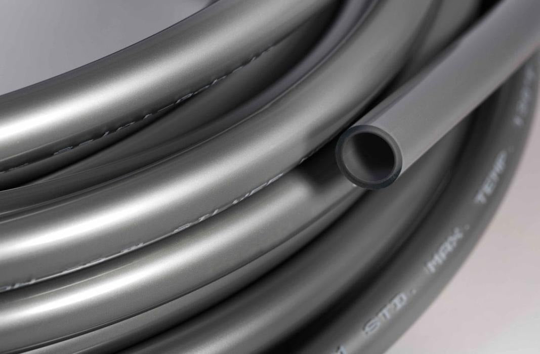 AS600007 Versilon™ Silver by Saint Gobain | Phthalate-Free Antimicrobial Tubing | 1/8" ID x 1/4" OD x 1/16" Wall | 50' Package Length