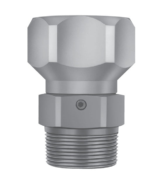 W421113 (ZS10) by PT-Coupling | Hex Swivel Adapter | 1-1/2" Male NPT x 1-1/2" Female NPT | Anodized Aluminum | Contains: Ball Bearings / O Ring