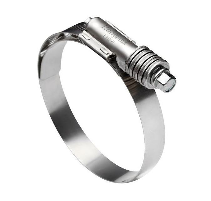 WGC-CT750 Kuri-Clamp™ by Kuriyama | Constant Tension Worm Gear Clamp | 6-3/4" to 7-5/8" Size Range | 9/16" Band Width | Stainless Steel & Plated Carbon Steel
