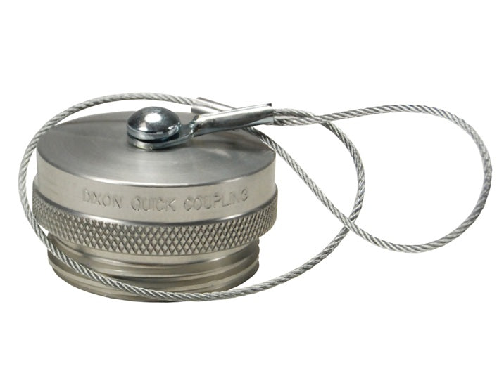 6WSDP-A by Dixon Valve | Hydraulic Quick Disconnect Coupling | WS-Series | Rigid Dust Plug | Fits 3/4" Body Size | Aluminum