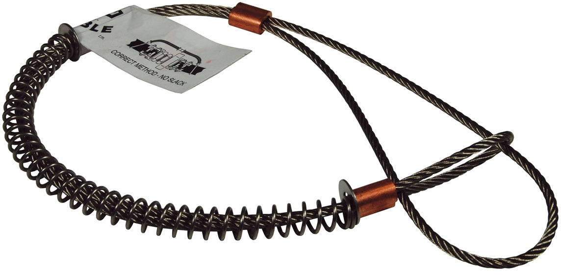 WSR1SS by Dixon Valve | King Cable® | Safety Cable | Hose-to-Tool Service | 1/2" - 1-1/4" Hose ID | 1/8" Cable Size | 20-1/4" Length | Stainless Steel