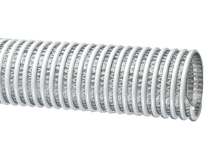 WSTF300X100 Tigerflex® by Kuriyama | WSTF™ Series | Food Grade Fabric Reinforced Liquid Suction & Discharge Hose | PVC | 3" ID | 3.62" OD | 100ft Length